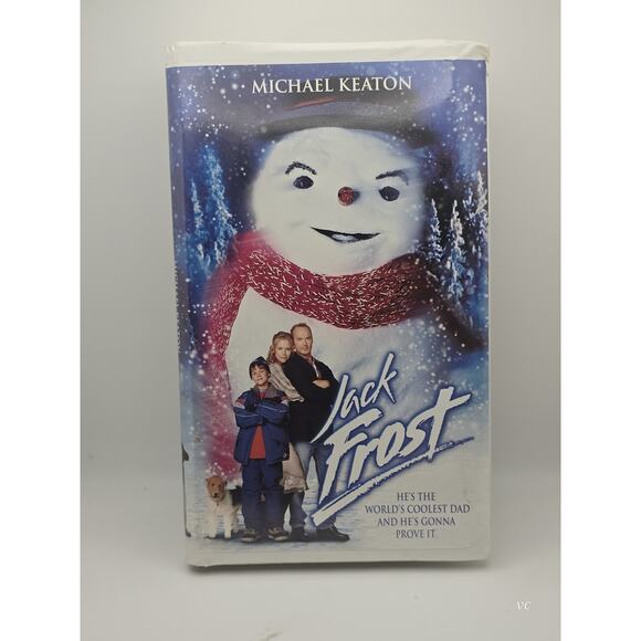 Jack Frost VHS 1998 Michael Keaton Family Fantasy Movie Vintage - Picture 1 of 3